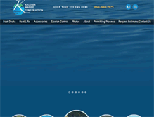 Tablet Screenshot of kroegermarine.com